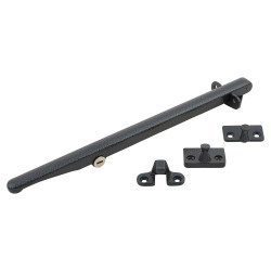 Fab & Fix Craftsman Locking Bar Casement Window Stay - 11"/280mm Length - Black