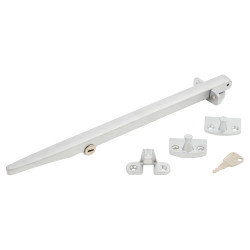 Altro Timber Range Locking Casement Window Stay - 11"/280mm Length - Satin Chrome