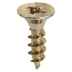 TIMCO Classic Pozi Countersunk Wood Screws - 4.5 x 16mm - Yellow Zinc - Pack of 200