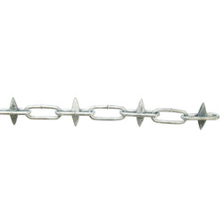 Alternate Link Spike Chain - 6mm Link - 5m Chain - Galvanised