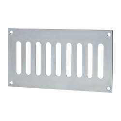 Altro Plain Slotted Vent - 165 x 89mm - 3040mm² Free Air Flow - Satin Stainless Steel