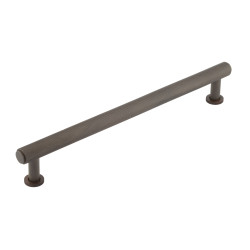 Burlington by Frelan Piccadilly 15mm Knurled T-Bar Cabinet Pull Handle - 224mm c/c - Dark Bronze