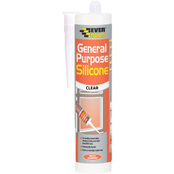 Everbuild General Purpose Silicone Sealant - 280ml - Clear