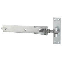 GateMate Heavy Duty Adjustable Hook & Band Gate Hinge - 350 x 50mm - Galvanised - Pair