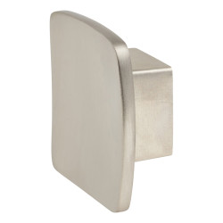 Carlisle Brass FingerTip Design Concave Square Cabinet Knob - 44 x 44mm - Satin Nickel