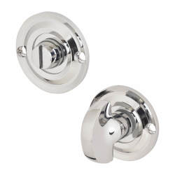 Hampstead Bathroom Turn & Release - 43mm Diameter - Polished Chrome