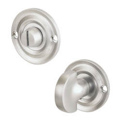 Hampstead Bathroom Turn & Release - 43mm Diameter - Satin Chrome