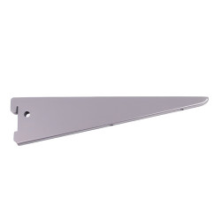 Altro Twin Slot Shelf Bracket - 370mm Length - Silver