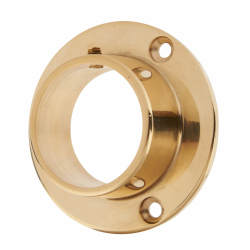 38mm Solid Brass End Socket - Polished