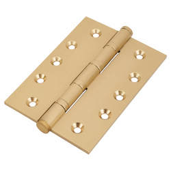 Performance Ball Bearing Butt Door Hinge - 127 x 89 x 4mm - Satin Brass - Pair