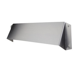 Touchpoint Security Hood - 300 x 89mm - Satin Stainless Steel