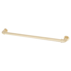 Altro 6mm Pipe Style D-Bar Cabinet Pull Handle - 320mm Centres - Satin Brass