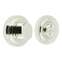 Burlington by Frelan Inner 3 Turn & Release with Stepped Rose - 47mm Diameter - Polished Nickel