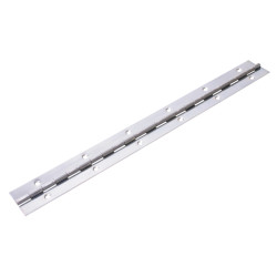 Altro Heavy Mild Steel Continuous Piano Hinge - 2134 x 76 x 1.2mm - Zinc Plated