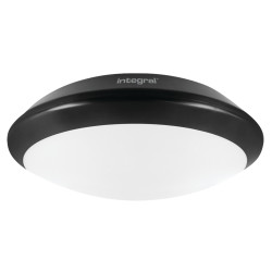 Integral LED 15W Tough-Shell+ LED Bulkhead Light - IP66 - 4000K Cool White - Black