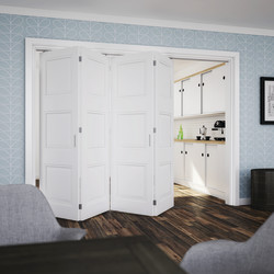 Klug Bi-Folding Sliding Door Gear Kit - 3000mm Track - 4 Door 1 Way - 40kg Max Door Weight