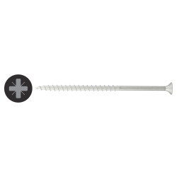 Reisser R2 Retinox Pozi Countersunk Wood Screws - 5.0 x 100mm - A2 Stainless Steel - Pack of 200