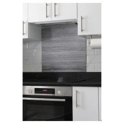 Altro Aluminium Kitchen Splashback - 900 x 750mm - Matt Hampstead Grey