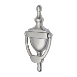 Heritage Brass by M Marcus Urn Door Knocker - 152 x 66mm - Satin Chrome