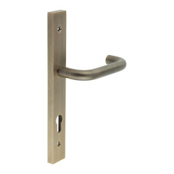 CRES by Frelan CR-106 uPVC Multipoint Door Handle - 92mm c/c - Antique Brass