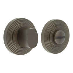 Burlington by Frelan Inner 3 Turn & Release with Reeded Rose - 47mm Diameter - Dark Bronze