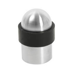 Hampstead Commercial Floor Mounted Door Stop - 50 x 30mm - Satin Stainless Steel