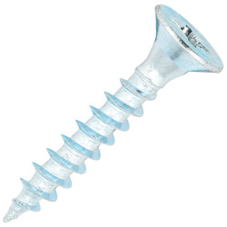 SiDAX General Purpose Pozi Countersunk Wood Screws - 5.0 x 30mm - Zinc Plated - Pack of 200