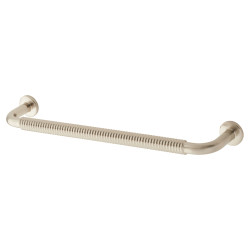 Altro Crewe 10mm Reeded D-Bar Cabinet Pull Handle - 160mm Centres - Satin Nickel