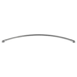 Croydex Shower Rail - Premium Telescopic Curved Rod - 1080-1850mm Length - Chrome