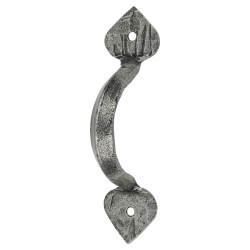 Olde Forge Gothic D-Bar Cabinet Pull Handle - 71mm Centres - Pewter