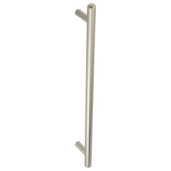 Burlington by Frelan Satin Nickel 20mm T-Bar Door Pull Handle - Screw Fix - 425mm c/c - Belgrave Range