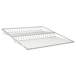 elfa Top Track System - Shoe/Bottle Rack - 527 x 527 x 50mm - Platinum