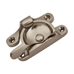 Hampstead Heavy Duty Fitch Sash Window Fastener - 66 x 23mm - Satin Nickel