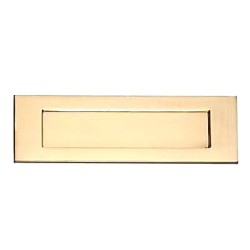 Letter Plate - 350 x 115mm - Polished Brass