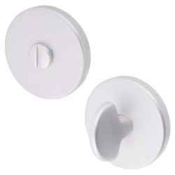 Urfic Easy Click Bathroom Turn & Release - 52mm Diameter - Satin Aluminium