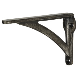 Olde Forge Curved Shelf Bracket - 110 x 80mm - Pewter Effect