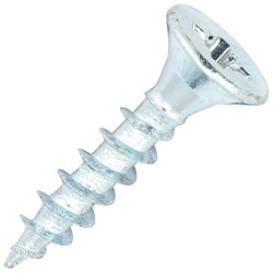 SiDAX General Purpose Pozi Countersunk Wood Screws - 4.0 x 20mm - Zinc Plated - Pack of 200