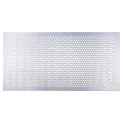 Perforated Radiator Round Hole Grille - 1620 x 800mm - Aluminium