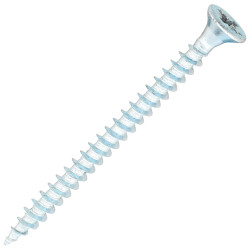 SiDAX General Purpose Pozi Countersunk Wood Screws - 4.0 x 50mm - Zinc Plated - Pack of 200