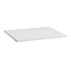 elfa Top Track System - Click In White Edged Melamine Board/Shelf - 605 x 503 x 20mm - White