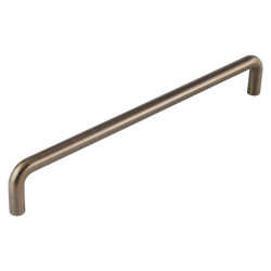 CRES by Frelan Antique Brass 19mm D-Bar Door Pull Handle - Bolt Fix - 425mm c/c