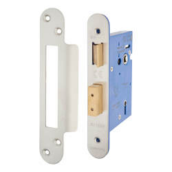 Altro Architectural 5 Lever Sashlock - 78mm Case - 57mm Backset - Radius - Satin Stainless Steel