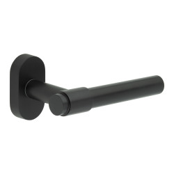 CRES by Frelan CR-103 uPVC Multipoint Door Handle on Oval Rose - Black