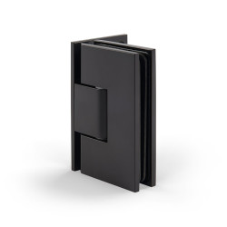 Bohle Bilbao Select Glass to Wall Shower Hinge - Single Sided - 8-12mm Glass - Matt Black