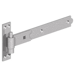 GateMate Medium Duty Hook & Band Gate Hinge - 600 x 30mm - Galvanised - Pair