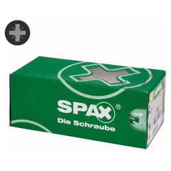 SPAX Yellox Pozi Countersunk Wood Screws Value Pack - 4.5 x 50mm - Yellow Zinc - Pack of 500