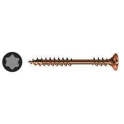 SPAX T-Star Plus Facade Torx Countersunk Wood Screws - 4.5 x 60mm - Antique A2 Steel - Pack of 100