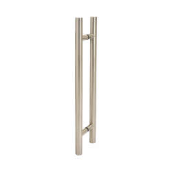Altro 30mm T-Bar Door Pull Handle - Back to Back - 450mm Centres - Satin Stainless Steel