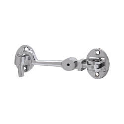Hampstead Heavy Duty Cabin Hook & Eye - 75mm Length - Polished Chrome