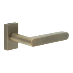 CRES by Frelan CR-101 uPVC Multipoint Door Handle on Rectangular Rose - Antique Brass